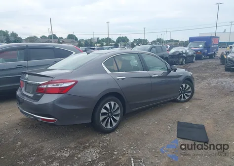 2017 Honda Accord Hybrid из США, поврежденный, VIN JHMCR6F39HC016097